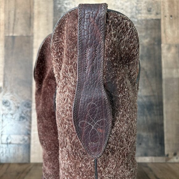 Acme Vintage Tall Bullhide Western Cowboy Boots Mens 11 D - Picture 11 of 12